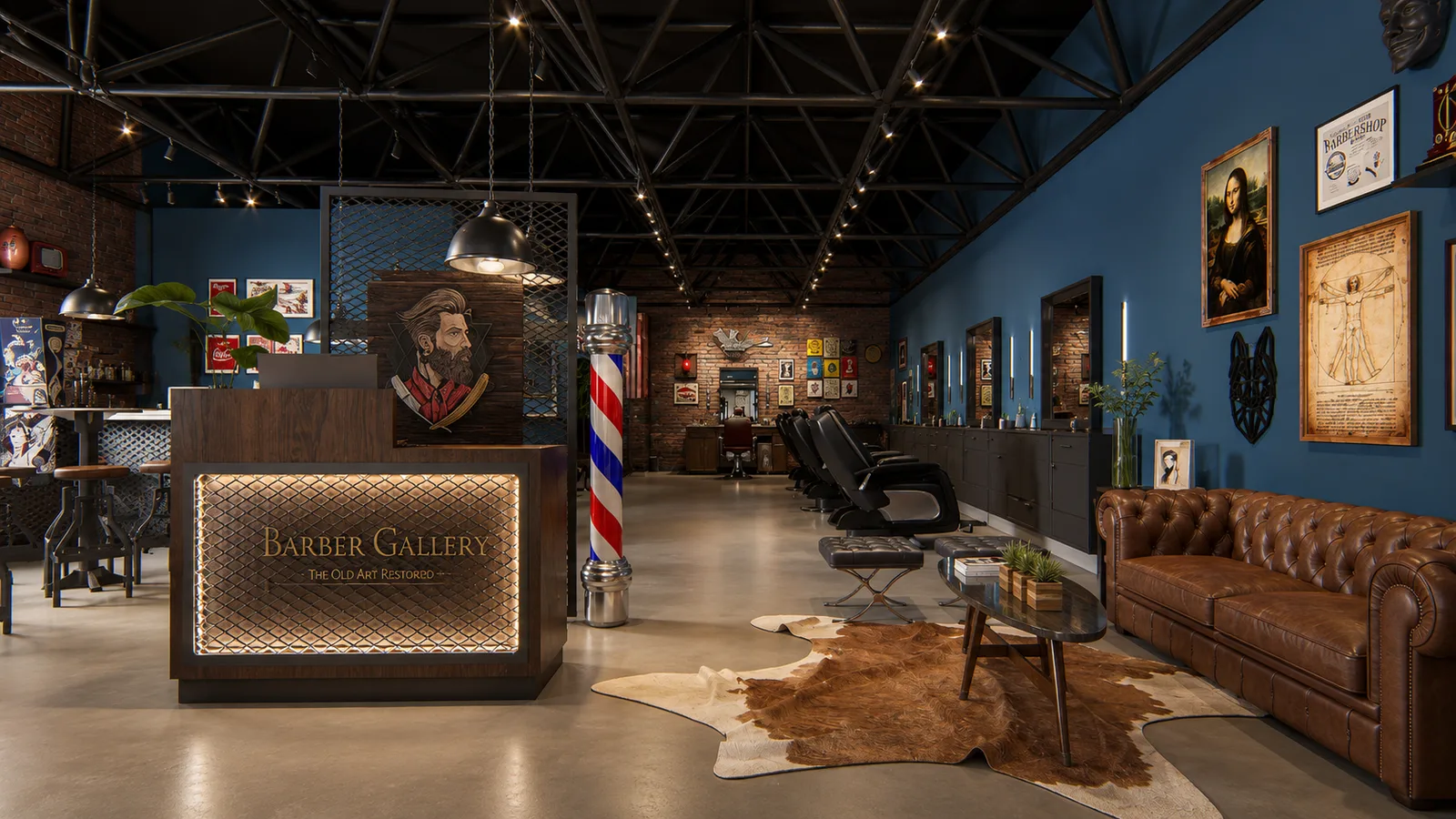 Barber Gallery — Interior Design, Jacksonville, US