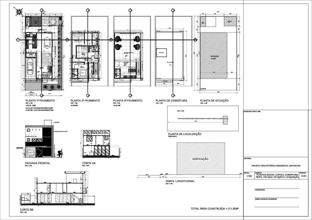 Quintas do Xerem Residential Complex — Technical drawing 2